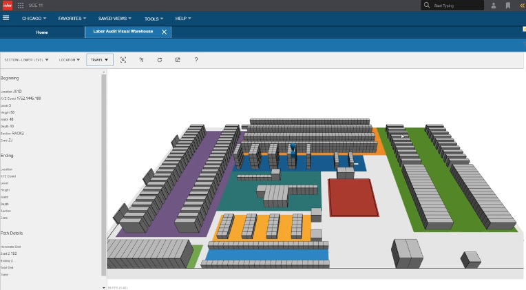 Infor Visual Warehouse Simulators