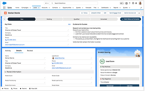 Salesforce Sales Cloud Lead Management