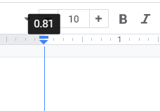 Drag Ruler to Adjust Margins