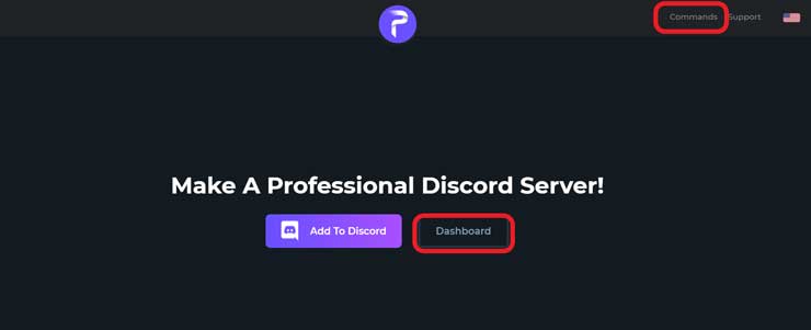 Discord Bot's Homepage