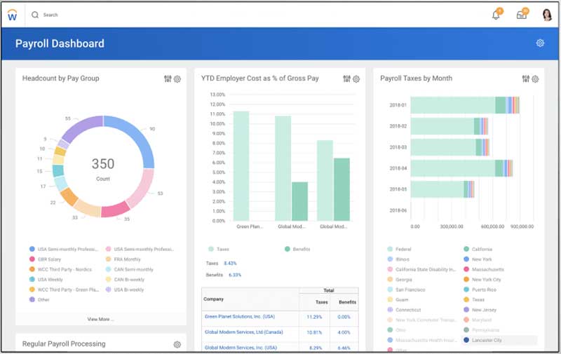 Workday Payroll Management