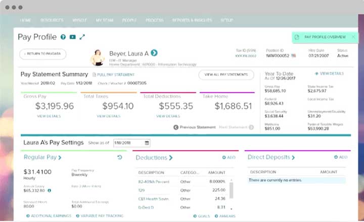 ADP Workforce Now Payroll Management