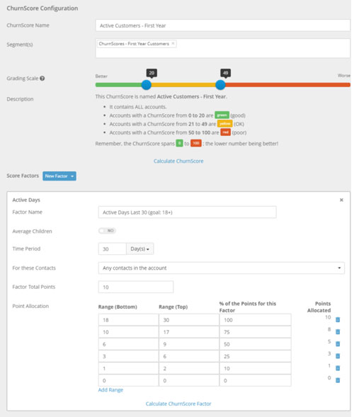 ChurnZero Customer Health Score