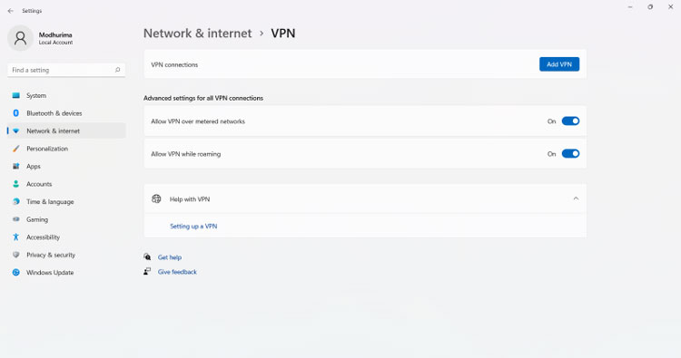 Using a VPN