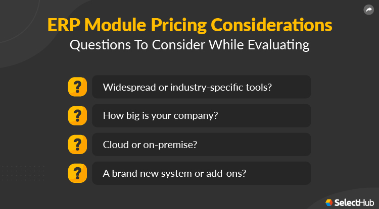 ERP Module Selection Considerations