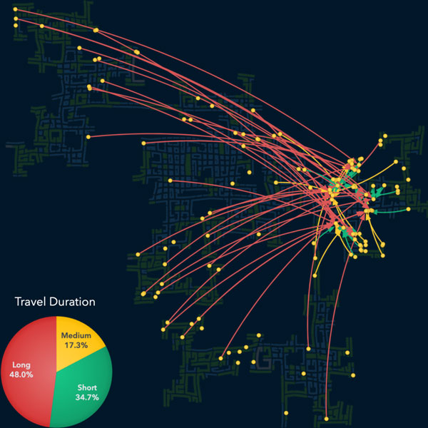 Visual Representation of duration of travel in SAS Visual Analytics