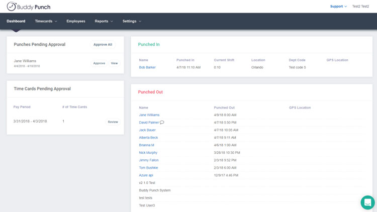 PTO management in Buddy Punch