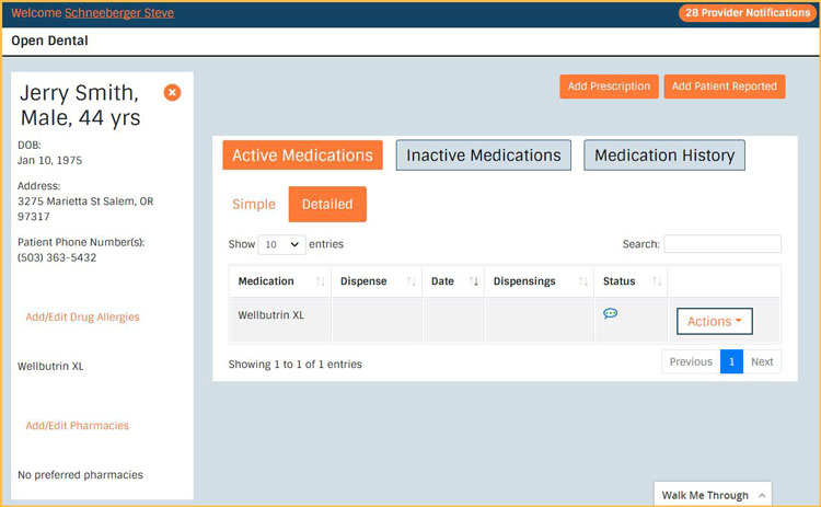 Generating and sharing ePrescriptions in Open Dental