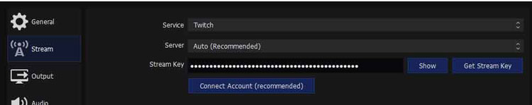 Stream Key Obs