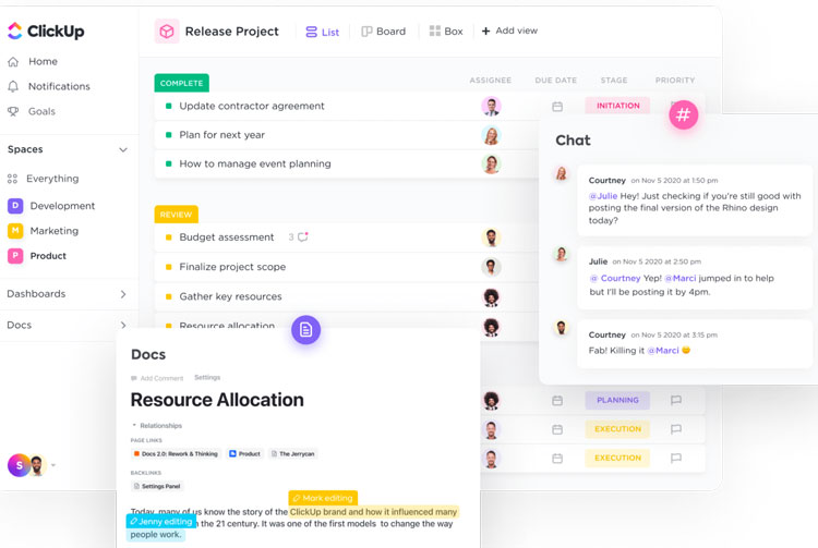 Project Management Tool- ClickUp