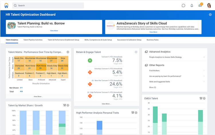 WorkdayTMS Talent Optimization Dashboard