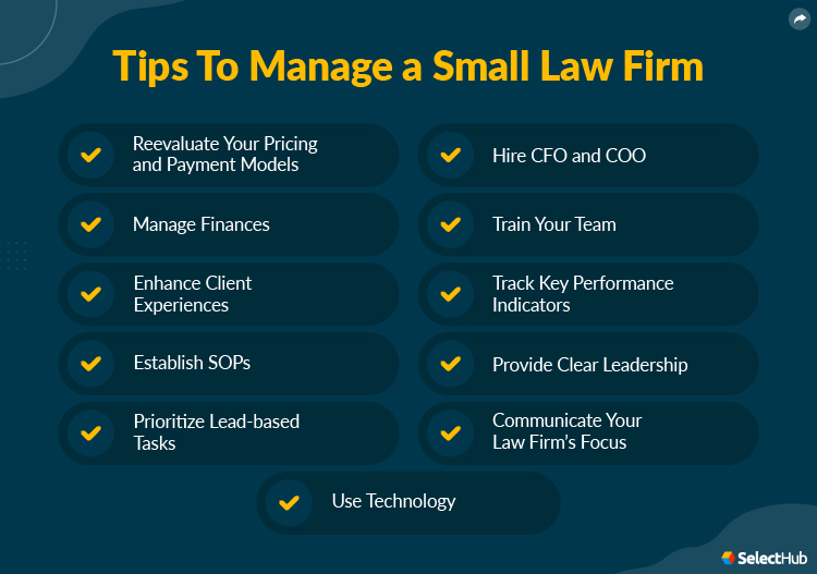 Tips to Manage a Small Law Firm