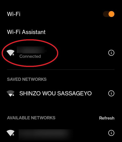 Android Wi-Fi Settings