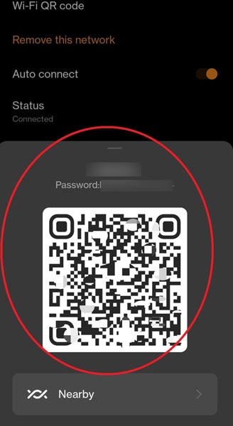 Wi-Fi QR Code Image