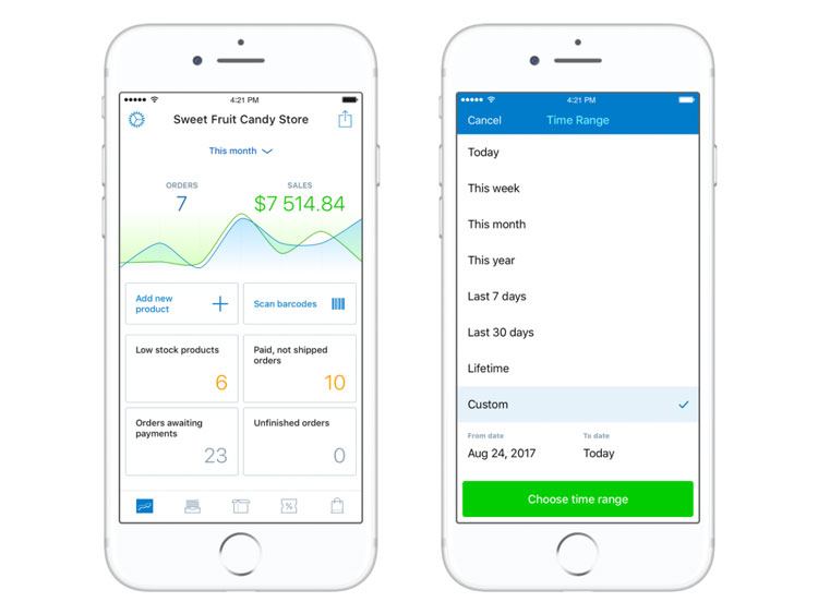 Managing eCommerce Website From Mobile Devices with Ecwid