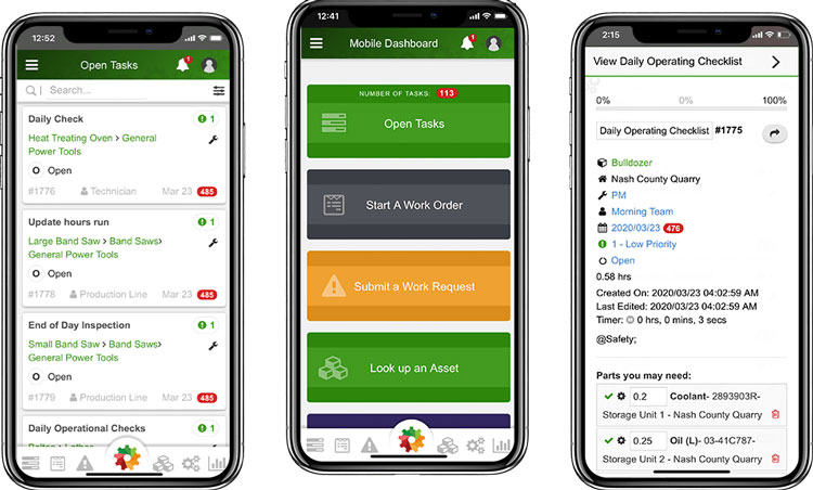 Limble Mobile Dashboard