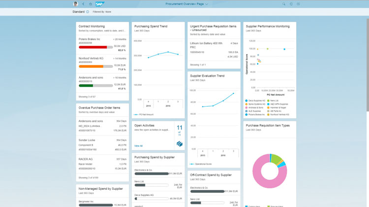 SAP S4HANA User Interface