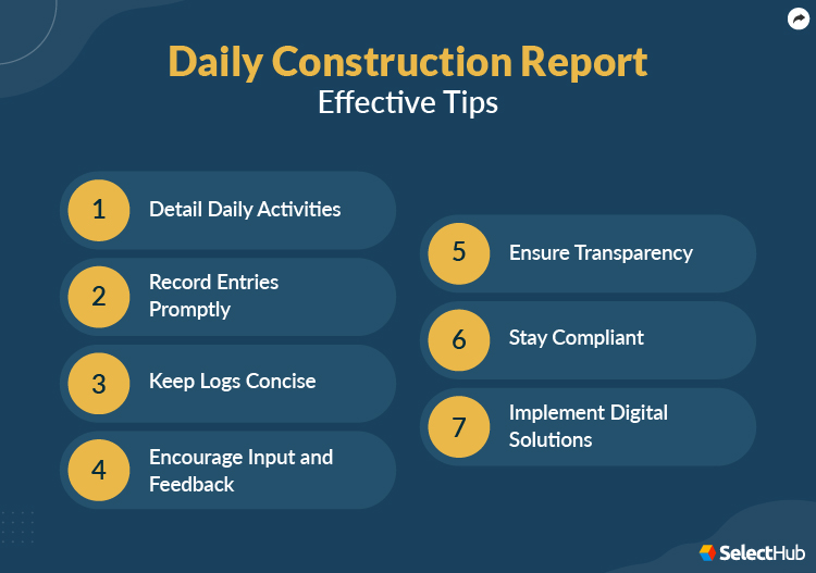 Daily Construction Report Tips