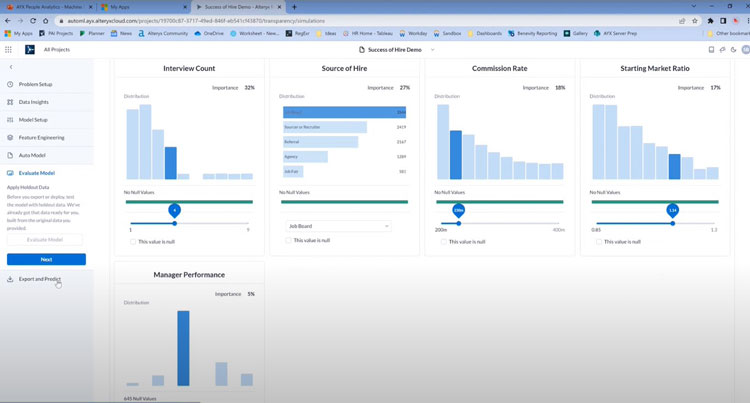 Alteryx Hiring Project Success Assessment