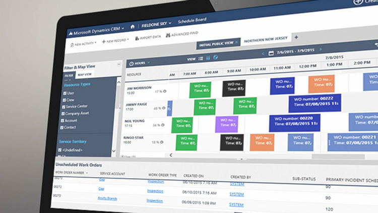 Dynamics 365 Scheduling Dashboard