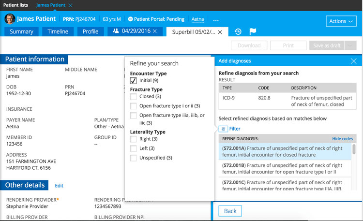 Practice Fusion Billing Module