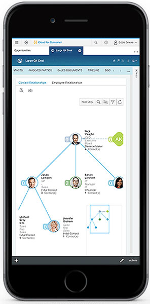 SAP Sales Cloud Mobile Account Hierarchy Feature