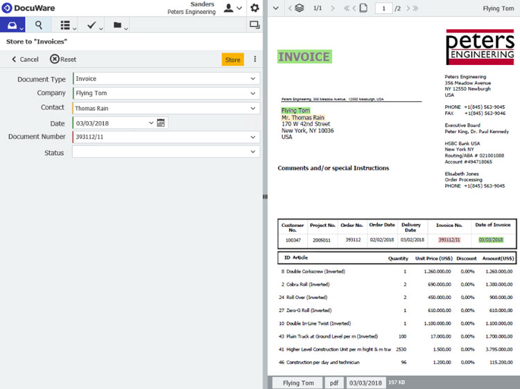 DocuWare AI Capabiliteis to Identify Most Valuable Information Automatically