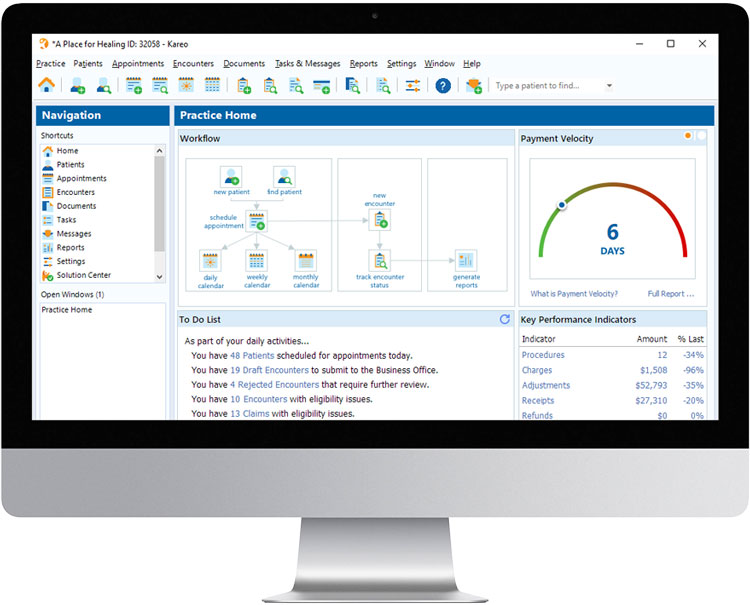 Kareo Billing Dashboard