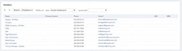 Vendor Management in NetSuite