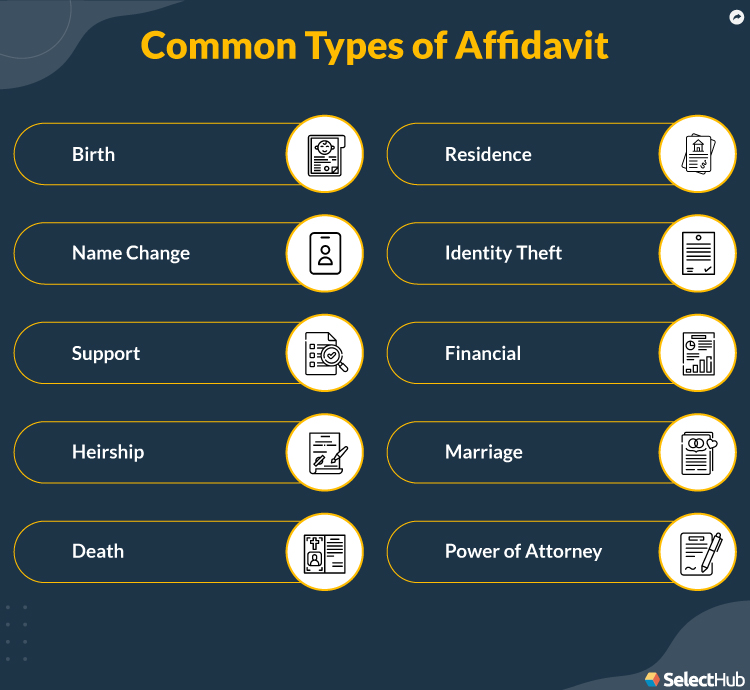 Common Types of Affidavit