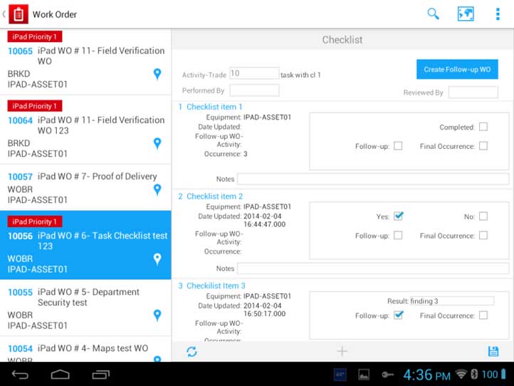 Infor Work Order Management