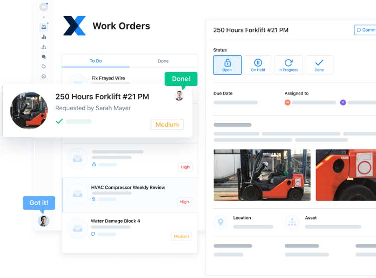 MaintainX Work Orders Dashboard