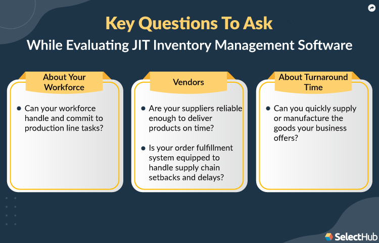 Questions to Ask Before Implementing JIT Inventory Management