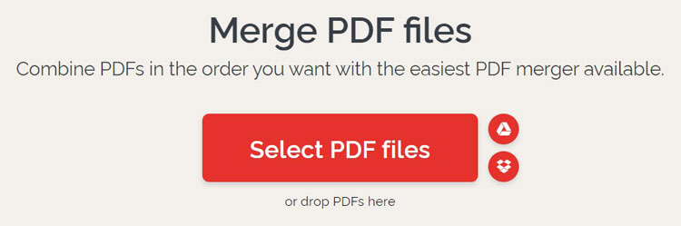 I Love PDF Merge PDF Files Tool