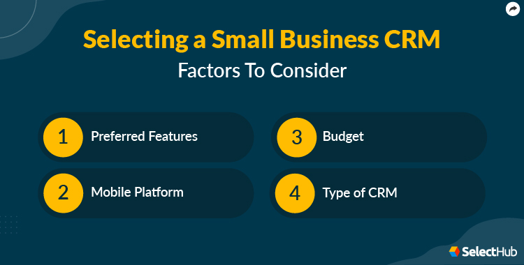 Factors to Consider When Selecting a Small Business CRM