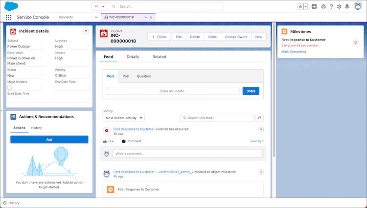 Salesforce Sales Cloud Agent Dashboard