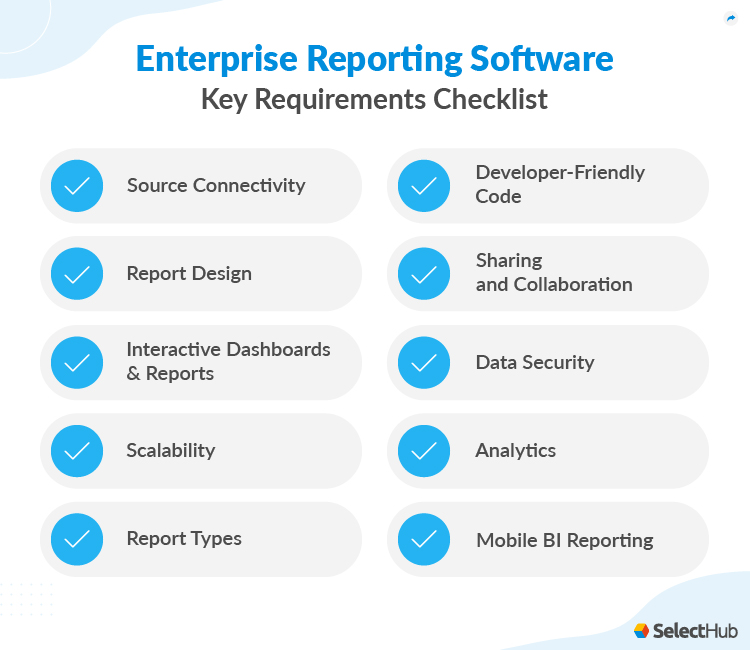 Enterprise Reporting Software Key Requirements Checklist