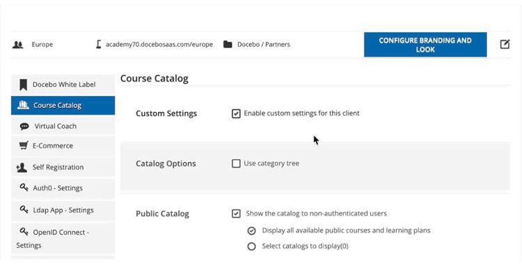 Docebo Course Catalog