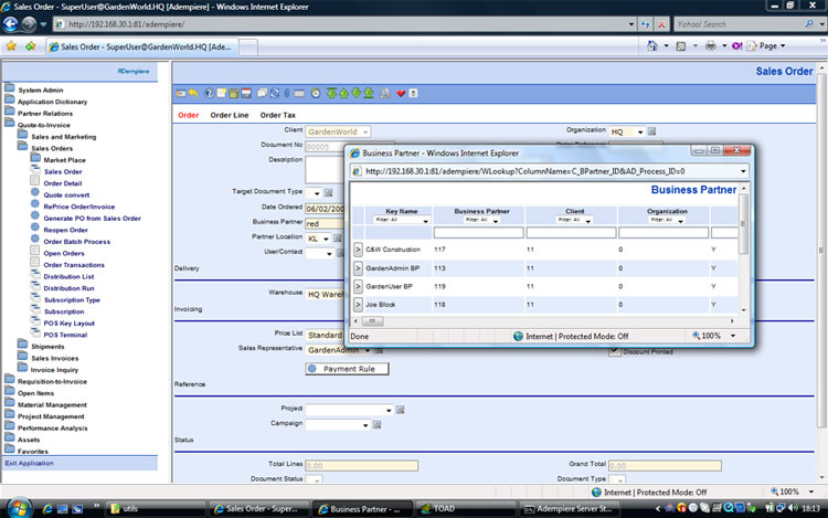 Open Source ERP ADempiere