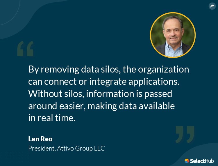 Len Reo Quote on Silos