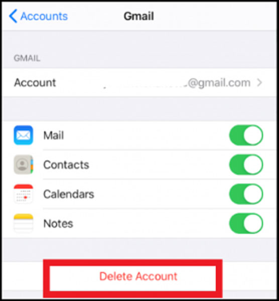 Delete Account Option