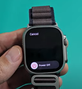 Apple Watch Power Off Slider